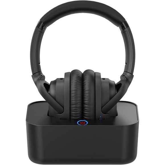 Bluetooth 5.2 Wireless Headphones for TV w/ Optical Digital RCA AUX USB Input - Picture 1 of 16